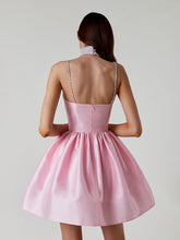 Load image into Gallery viewer, Women's dress pleated suspender dress