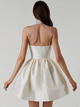 Load image into Gallery viewer, Women's dress pleated suspender dress