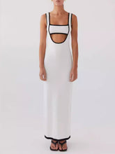 Load image into Gallery viewer, Women Backless Hollow Out Long Evening Dress