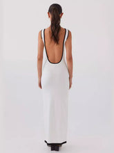 Load image into Gallery viewer, Women Backless Hollow Out Long Evening Dress