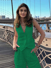 Load image into Gallery viewer, Sleeveless Vest and Trousers Two-Piece Set