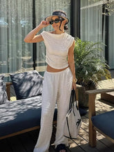 Load image into Gallery viewer, New Women's Asymmetric Top High Waist Pants Suit