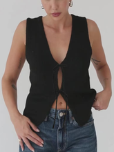 Load image into Gallery viewer, Rope Woolen Knit Vest