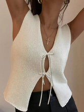 Load image into Gallery viewer, Rope Woolen Knit Vest