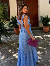 Load image into Gallery viewer, New Fashion Heavy Embroidery Layered Dress