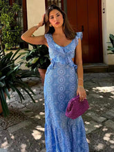 Load image into Gallery viewer, New Fashion Heavy Embroidery Layered Dress