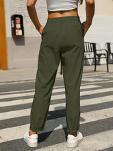 Load image into Gallery viewer, High Waist Button Straight Leg Pants