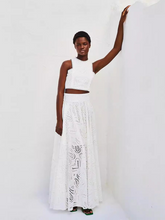 Load image into Gallery viewer, Long Dress Pocket Vacation Two-piece Set