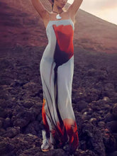 Load image into Gallery viewer, Sexy Halter Printed Chiffon Vacation Dresses