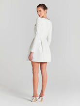 Load image into Gallery viewer, French Square Neck Diamond Long Sleeve Dress