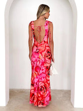 Load image into Gallery viewer, New V-neck design printed dress