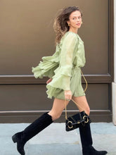 Load image into Gallery viewer, New Fashion Layered Ruffle Dress