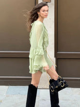 Load image into Gallery viewer, New Fashion Layered Ruffle Dress