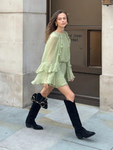 Load image into Gallery viewer, New Fashion Layered Ruffle Dress